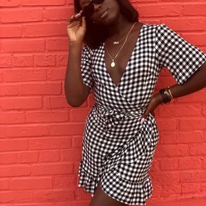 Graham style wrap dress